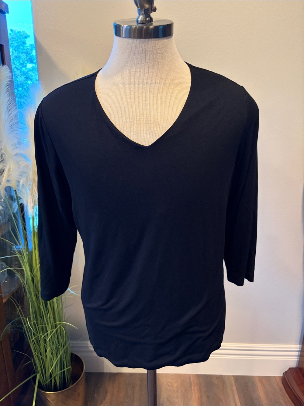 NWOT Chico’s Ultimate T-shirt, V-Neck 3/4 sleeve, -XL